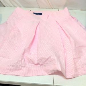 Lauren James pink pleated skirt size large